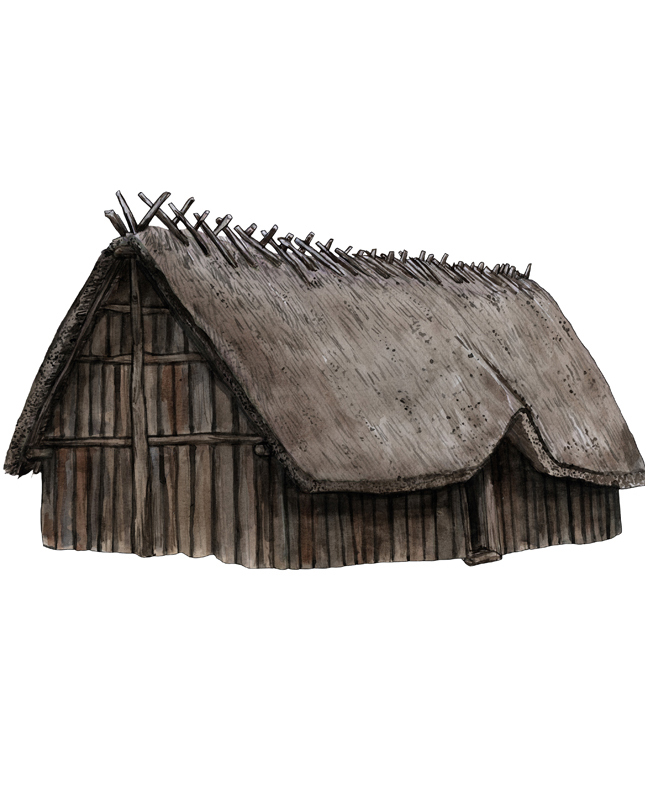 Bronzezeit Haus, Bronze Age house